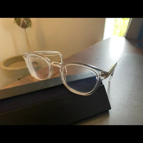 Barton Perreira Gellert Glasses – Clear Crystal | Handmade in Japan | Lightly Us - Picture 4 of 5